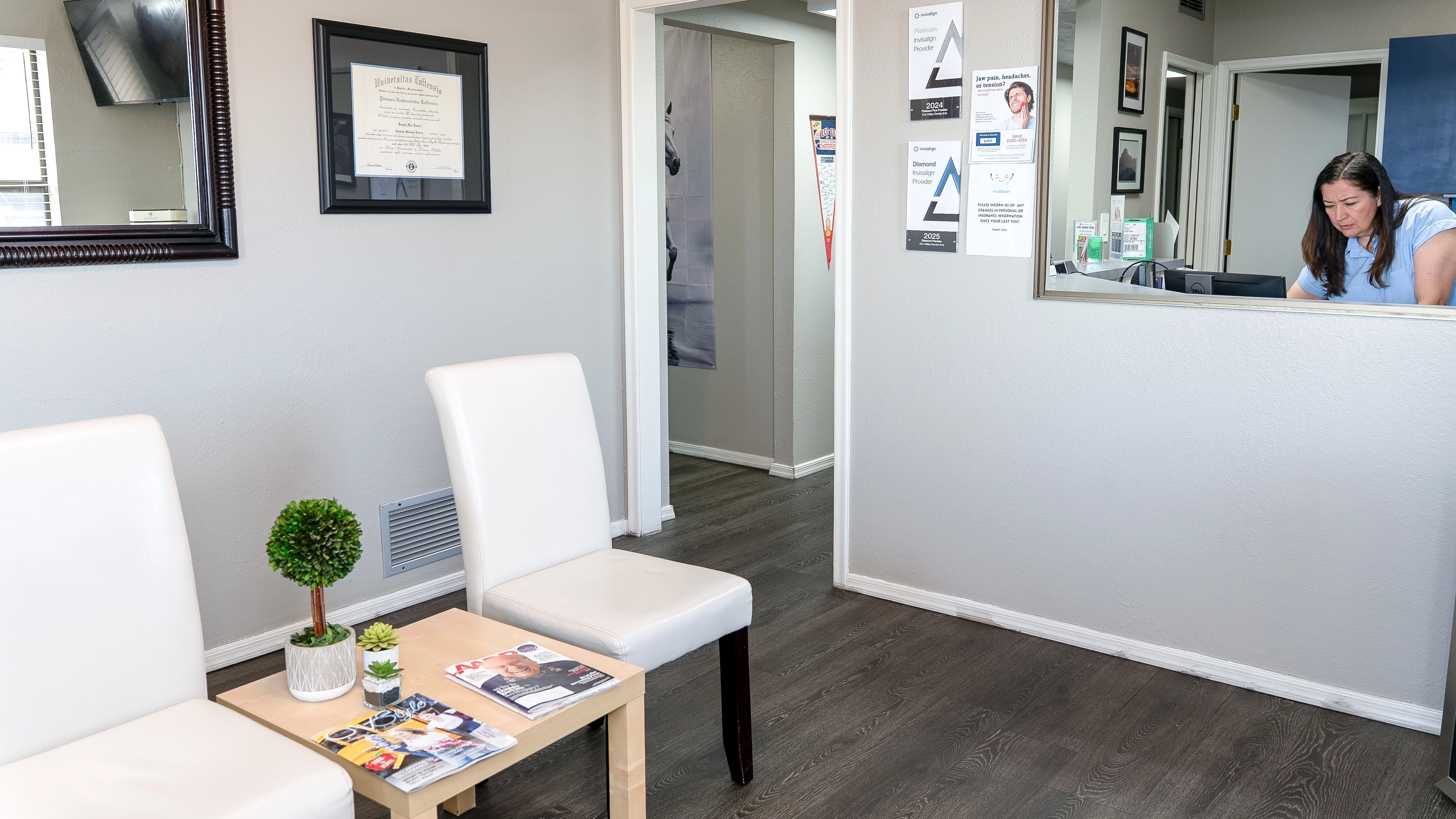 Patient consultation area